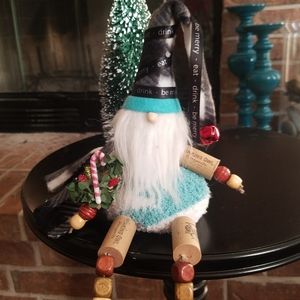 Wine cork Gnome made from wine corks! Great gift!!